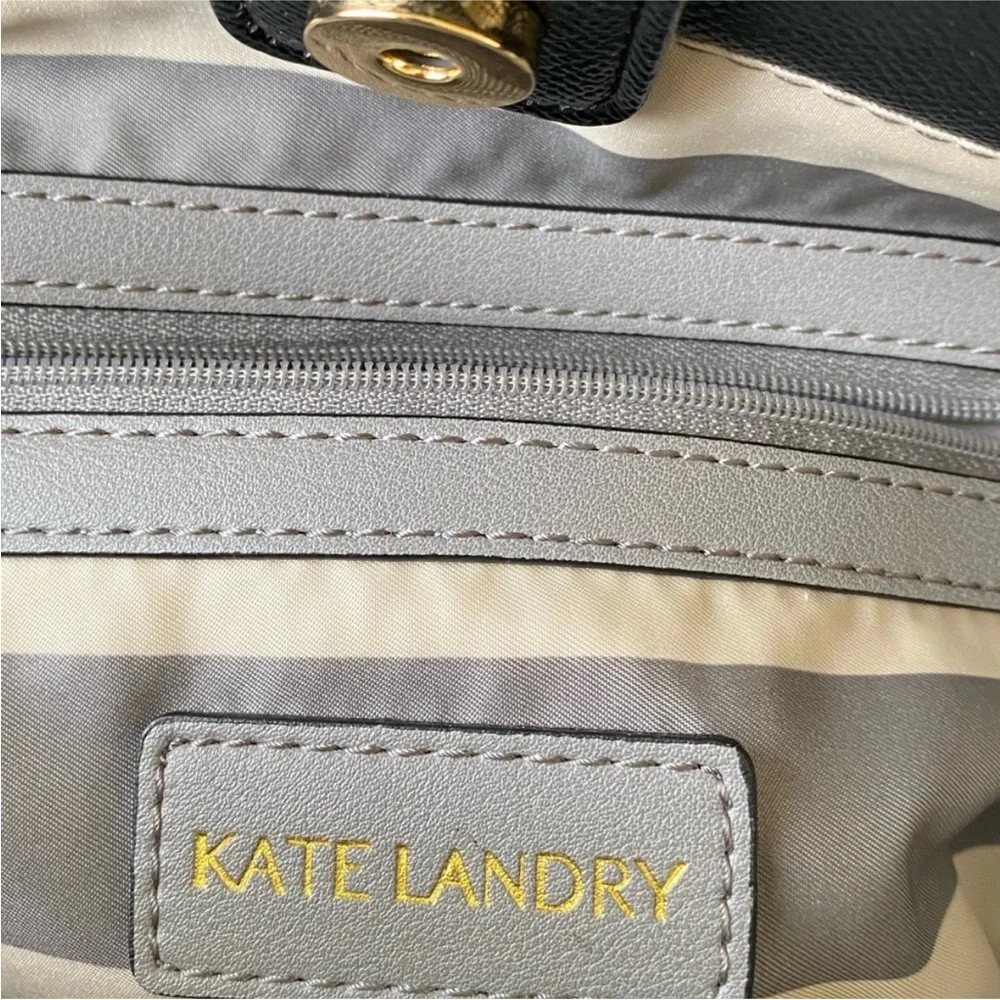 Kate Landry Celestial Charm Black Shoulder Bag‎